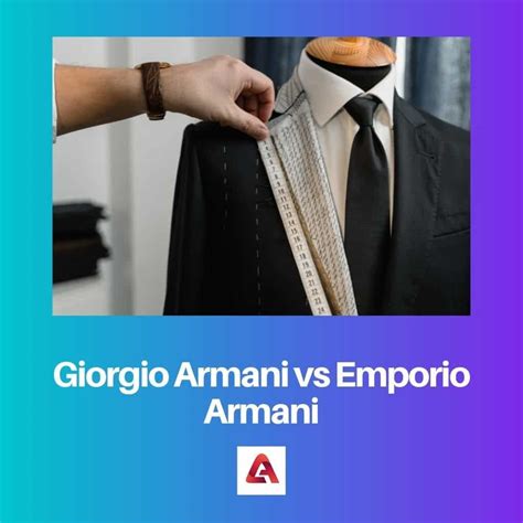 emporio vs giorgio armani.